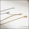 Hänge halsband hängar smycken långt halsband för kvinnor rostfritt stål bokstäver kärlek fyrkantig papper klipp pin guld kvinnlig personlighet ch