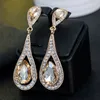 Diamond Water Groatings Wedding Women Brincos Brincos pendurados jóias de moda fina para mulheres presentes e arenosas