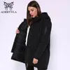 Aorryvla 새로운 겨울 여성 재킷 패션 코튼 긴 파카 후드 코트 두꺼운 여자 파카 겨울 자켓 따뜻한 고품질 201127