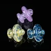 Smoking Accessories Colorful Carb Cap Flat Top For Quartz Banger nail Oil Rigs bong water pipes bongs