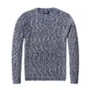 Winter Warm Sweater Men Fashion Heathered color Pullovers Casual O-neck Plus Size Knitwear Brand Clothes 180373 201203