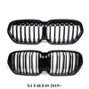 Grilles avant de pièces d'auto pour X1 F48 F49 Grille de maille de voiture de Style noir brillant ABS de remplacement