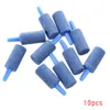 10pcs Blue Cylinder Bubble Stone filtration Aquarium Fish Tank Aerator Air Hydroponics Oxygen Diffuser Air Pumps Accessories