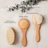 Baby Care Pure Natural Wool Baby Brush Comb Brush Baby Hairbrush Newborn Hair Brush Comb Head Massager2660762