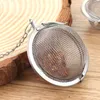 스테인레스 스틸 차 Infuser Sphere Locking Spice Tea Ball 스트레이너 메쉬 인 Infuser Tea Filter 스트레이너 주방 도구 20pcs