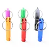 Wholesale Mini Aluminum Dog Whistles For Training With Keychain Key Ring Outdoor Survival Emergency Exploring Puppy Whistles