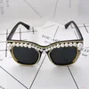 Crystal Pearl Sunglasses Women Baroque Retro Vintage Cateye Sun Glasses Shades Ladies Oculos De feminino Eyewear6645131