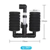 10 datorer Bio Sponge Filter Betta Fry Shrimp Aquarium Fish Tank Double Head XY-2831 utan förpackning PRAKTISK C1115310D