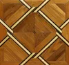 ビルマチークリアルフロア木材木材のフロアーリングパッケードローズウッド木製の壁クラップディング家具PVCラミネート家の装飾アートメダリオンインレイボーダータイル