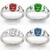 inlay gemstones rings