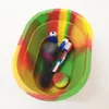 기타 흡연 액세서리 다채로운 실리콘 재떨이 접힌 트레이 롤링 논문 DAB 도구 매트 3 스타일