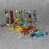 Wholesale silicone Nectar Pipe kit portable Concentrate smoke Pipes with Titanium Tip Dab Straw Oil Rigs pipe for wax