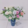 2021 Simulation ball chrysanthemums Home Decor Artificial Flowers 2 Head simulation Hydrangea Party Wedding Decor Fake Flower T9I001114