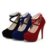 Designer-sexy women pumps bottom high heels platform shoes ladies wedding shoe bride chaussure femme talon 35-46