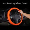 Car Styling Silicone Steering Wheel Glove Cover Automobiles Steering Wheel Hubs Accessories For Honda Toyota Bmw Lada Kia Etc J220808