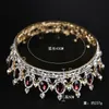 Flache Jin Bai Bohrer Kristalle Hochzeit Tiaras und Kronen Braut Tiaras Zubehör voller kleiner Perlen Braut Tiaras Kronen HG1207