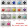 Capa de silicone macio para os airpods 1/2/3 mini slim tpu sem fio bluetooth capa para airpods pro 4 mini com gancho de metal