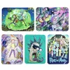 10.8 "* 0.7" silicone dab tapis cire tapis antiadhésifs résistant à la chaleur ustensiles de cuisson qualité alimentaire mélange couleur dessin animé image