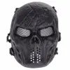 Airsoft Paintball Party Mask Skull Full Face Mask Army Games Outdoor Metal Mesh Eye Shield Costume for Halloween imprezowy