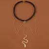 High Quality Bohemian Style Belly Thigh Chains Metal Snake Pendant Jewelry for Women