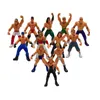 8st / 12pcs Wrestler Athlete Wrestling Figur Gladiator Modell Set Arena Battle Game Toy DIY Montering Leksaker Classic Hobbies 201202