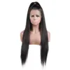 Ishow 13*1 Transparent Lace Front Wigs T Middle Part Wig Loose Deep Straight Human Hair Wigs Peruvian Curly Malaysian Body Water for Women All Ages Natural Color