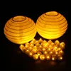 100 Pz / lotto Colore Rotondo Mini Led RGB Flash Ball Lampada Lanterna Palloncino Luci Per Il Nuovo Anno Deco Decorazione Della Festa Nuziale Di Natale 201201