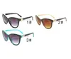 여름 숙녀 패션 블루 선글라스 여성 UV400 태양 안경 망 선글라스 운전 안경 타기 바람 태양 안경 3colors 드롭 배송