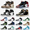 umpman 1s scarpe da corsa alte scarpe da basket sportive uomo donna hyper royal university blu allevato punta nera dark mocha shadow daimond denim ossidiana chicago casual