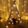 FENGRISE 2 5M LED Koperdraad String Lights Wedding Fairy Light Decoratie AA Batterij Operated Nieuwjaar Kerstmis Decor