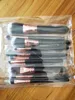 12pcs / set maquiagem kit de escova delicado caixas de ferro pincel capa de escova de pó de pó conjunto de escova de maquiagem inferior