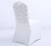 20 PCS Universel Chaise De Mariage Couvre Stretch 3D Rosette Spandex Couverture De Chaise Rouge Blanc Or Pour Hôtel Fête Banquet En Gros SN1816