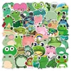 10/30/50 PCS Verde Serie Rana Cartoon Graffiti Giocattolo Auto Casco Frigorifero Moto Telefono Tronco Chitarra Sticker Decorazione Gif Auto