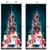 Christmas Decorations 3D Door Sticker For Living Room Bedroom PVC Waterproof Wallpaper DIY Renovation Adhesive Doors christmas ornaments