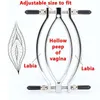 Nxy Jouets pour adultes Bdsm Fétiche Chatte Masseur Labia Clip Clitoris Stimulateur Sex Clamp Bondage Vagin Spéculum Jeu Érotique Jouets pour Femmes 1211