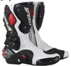 Chaussures de moto Botte de moto professionnelle Motocross Racing Bottes en cuir microfibre Accessoires de démarrage de résistance aux chutes de moto pour hommes