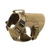 Harnais d'entraînement tactique de camouflage en plein air GILET de chien Vêtements Molle Load Jacket Gear Carrier NO06-216