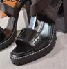 19k nouvelle qualité chaude femmes conception sandale en cuir fille robe chaussures de mariage Sexy talon sandales dame chaussures mi-talon sandale