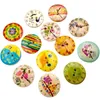 50 -st vintage houten klok naaien accessoires knoppen 2 gaten naaien scrapbooking ambachten accessoires voor kledingtassen 40SP18