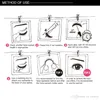 Nya 10 par falska ögonfransar 3D mink fransar naturlig mink dramatisk volym falsk ögonfransförlängning faux cils grossist makeup verktyg