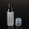 150 ml botellas de espuma de viaje vacías botellas de espuma de plástico con bomba negra Lavado a mano SOAP MOUSSE Cream Dispensador Burbuja Botella BPA gratis