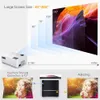 US STOCK DBPOWER L21 LCD Video Projector with Carrying Case, 6000L 1080P Supported Full HD Projector Mini Moviea04 a27