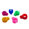 Colorful Silicone Smoking Cigarette Joint Holder Ring Finger accessories Gift For Man Women Pipes6481197