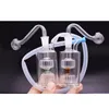 wholesale Male Mini Glass Oil Burner Water Bong para equipos de dab Bongs Ash Catcher Hookah Fumar pipa de agua con tubo de quemador de aceite macho de 10 mm