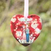 NewValentines Day Hanger Ornaments Party Geschenken Ronde Hartvormige Keramische Ornament DIY Gift Daling In Love Hanging Hangers ZZF13155