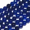 Naturalne 6mm Faceted Dark Blue Sapphire Abacus Gems Luźne Koraliki 15 '' AAA