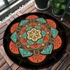 National Style Round Mandala Carpet Rugs Room Decor Play Area Rug Bedside Doormat Floor Chair Mat Large Carpets Living Room 200925