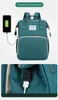 Bags mummy bag designer backpack multifunctional mother and baby bag foldable crib keep warm multiple pockets chargeable Anti-fouling