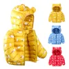 Ultra Light Enfants Down Jacket Noël 28 Couleur Hiver Chaud Enfant Manteau Garçons Et Filles À Capuchon Doudoune Pour 1-9 Ans LJ201202