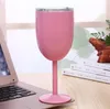 10oz Stianless Steian Red Wine Closes Tumbler Goblet مع Lids Egg Cup 9 Colors9323565